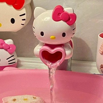 ❤️在臺好貨❤️Hello Kitty水龍頭衛生間洗手防濺水龍頭延伸器kt貓水龍頭套嘴