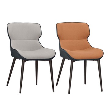 Boden-杜克工業風布面餐椅/單椅(四入組合-二色可選)-51x56x84cm