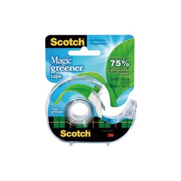 【3M】3M 810GD綠材質隱形膠帶附台19mm×15.2M