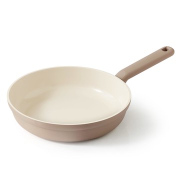 SENSARTE JP-SA-YJ6028 28cm 不沾煎鍋 不沾塗層 IH適用 米色