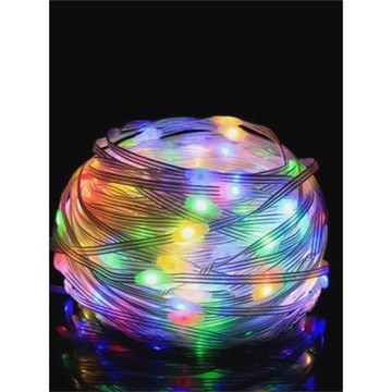 太陽能皮線燈太陽能燈帶彩燈爆閃全自動防水庭院陽臺花園裝飾燈串