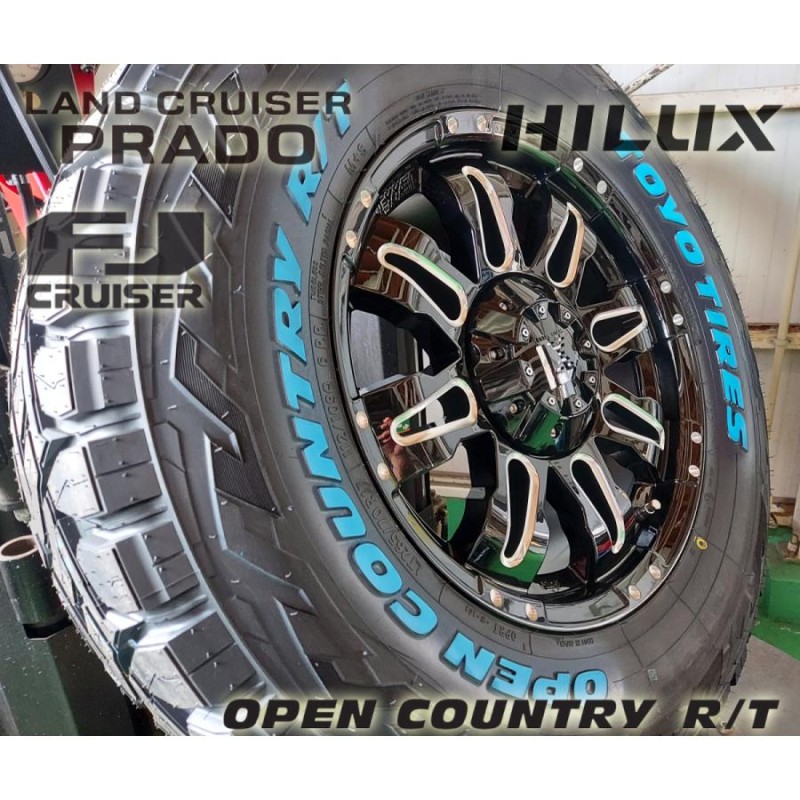 プラド ハイラックス サーフ FJ H3等 17インチ LEXXEL Balano バレーノ TOYO OPENCOUNTRY RT 265/70R17  265/65R17 285/70R17 | LINEショッピング