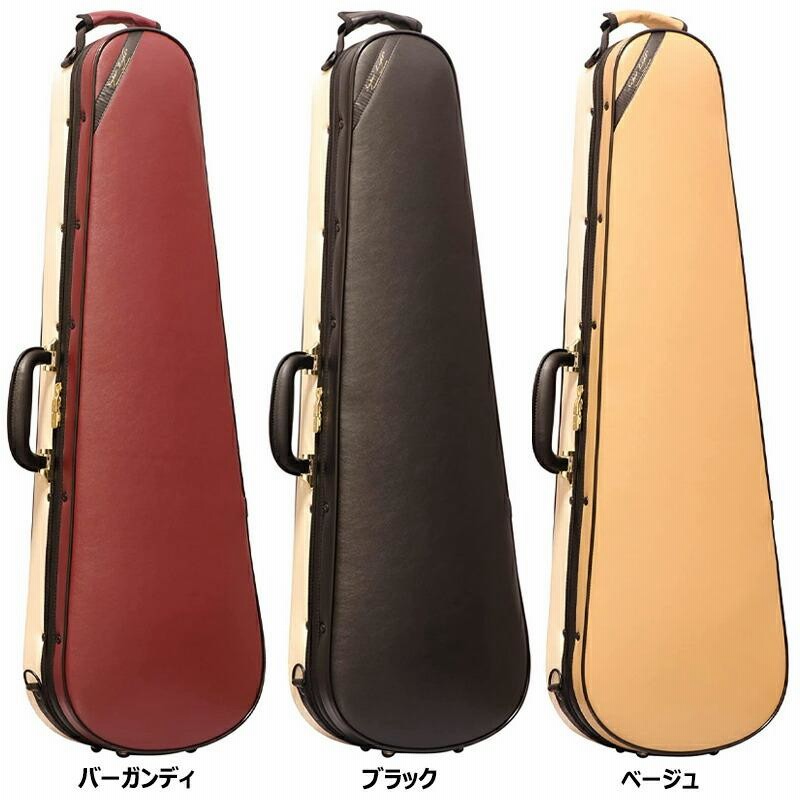 スーパーライト バイオリンケース シェイプト(三角)型 ブラウン