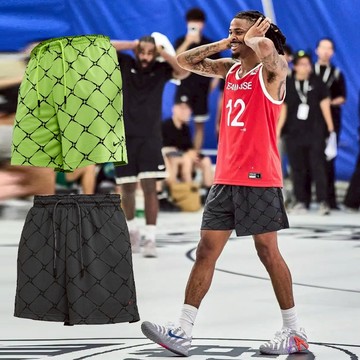 NIKE DRY 黑 青綠 Ja Morant 莫蘭特 立體 抽繩 排汗 刺繡 籃球 運動短褲 男款【HV1891】