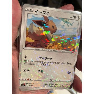 ptcg (日文版）Pokemon GO 寶可夢卡 伊布 小閃卡/碎鑽閃