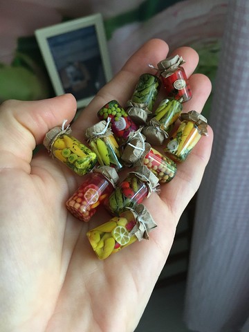 微型罐子比例 1:12 20 個