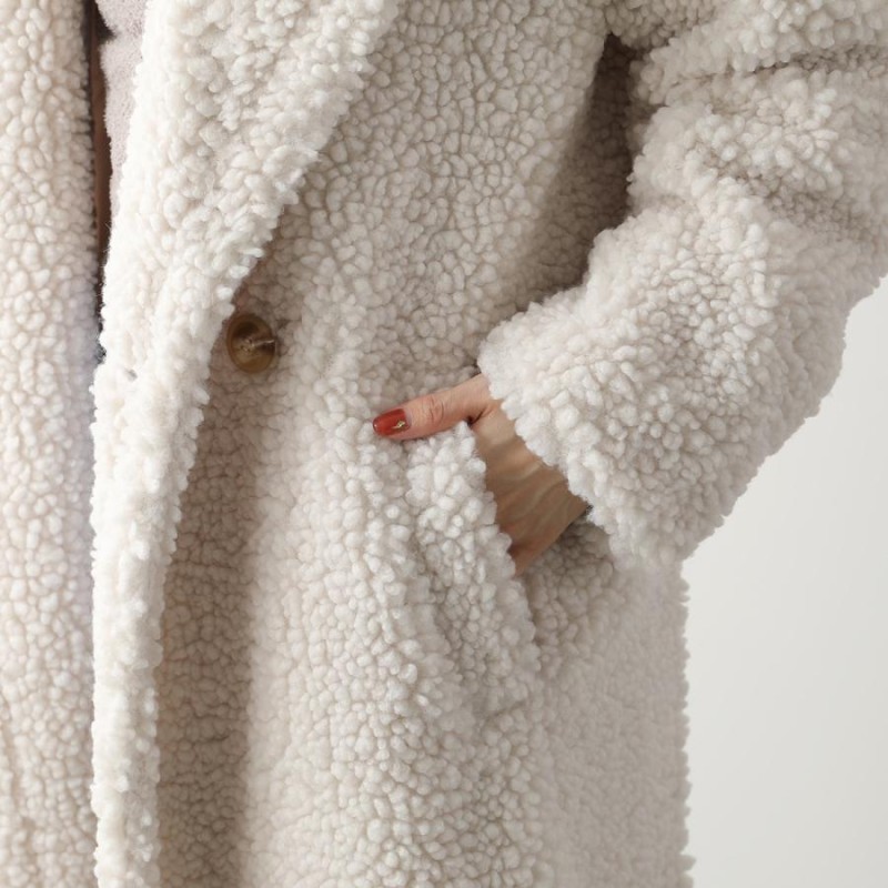 UGGコート Teddy Coat ロング テディ コートボア フェイクファー UGGコート Teddy Coat ロング テディ コートボア フェイクファー