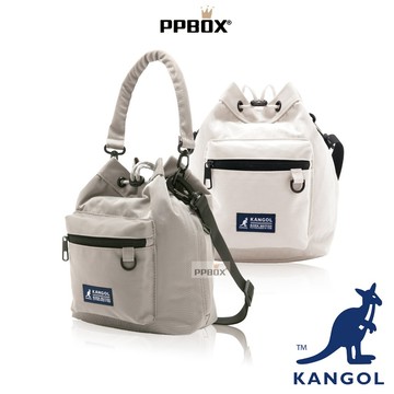 KANGOL 袋鼠 兩用 束口水桶包 66551704 時尚