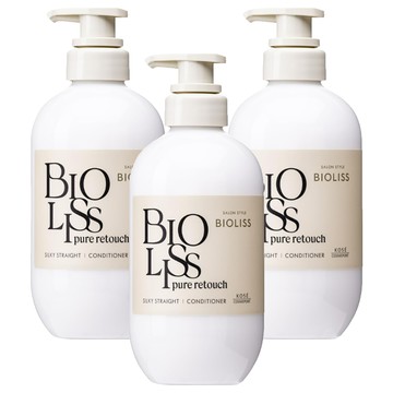 KOSE 高絲 BIOLISS 苾歐莉絲 PURE系列 潤髮乳 直髮柔順  480ml  3瓶