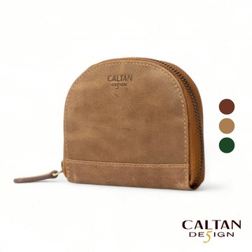 【CALTAN】真皮/零錢包 | 真皮半圓零錢包-075072_三色