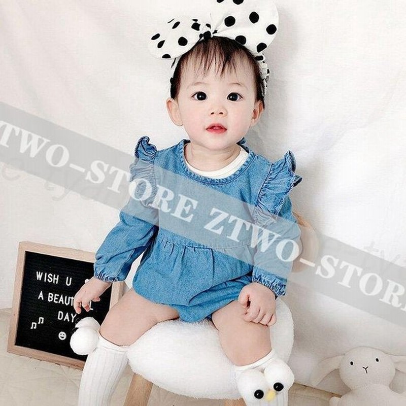 ベビー服 デニムロンパース 子供服 女の子 男の子 おしゃれ カバーオール 韓国 赤ちゃん 柔らかい秋冬66 90cm 百日祝い 出産祝い ギフト お出掛け可愛い 長袖 通販 Lineポイント最大0 5 Get Lineショッピング