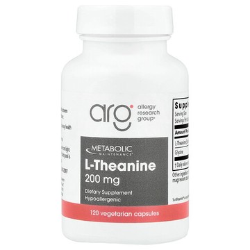 Metabolic Maintenance, L-茶氨酸，120 粒素食膠囊