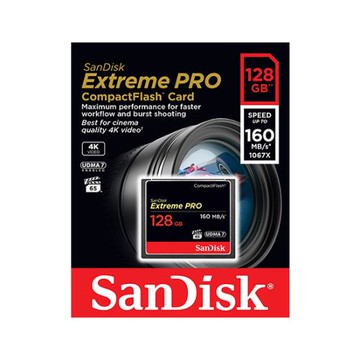 【現貨免運】 SanDisk Extreme Pro 高階 CF卡 記憶卡 128GB 速度160MB 專業攝錄