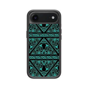 iPhone Air Mod NX -邊框背蓋組合 (相機按鈕) 黑 - Assassin's Creed - Valhalla - Crest Pattern