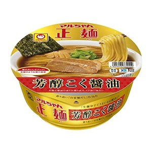 東洋水産 マルちゃん正麺 カップ 芳醇こく醤油 119G×12個