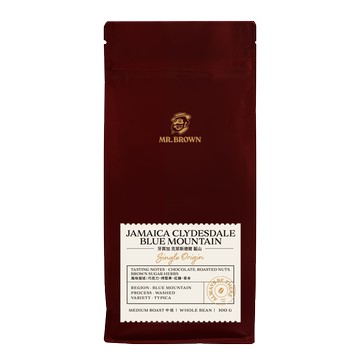 伯朗單品咖啡豆-牙買加 克萊斯德爾 藍山 (100g)