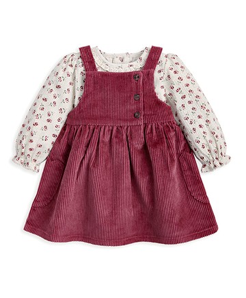 水墨花季-吊帶裙套裝9-12m