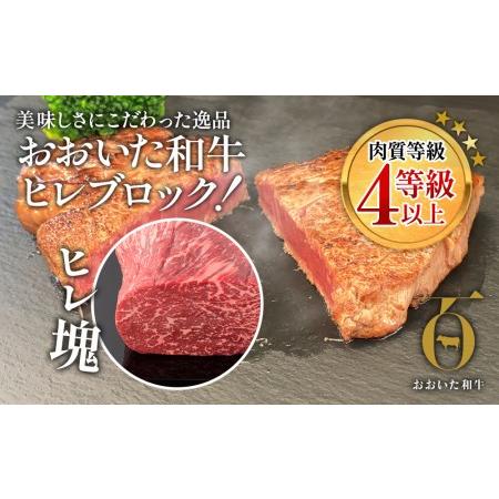 ふるさと納税 おおいた和牛 ヒレブロック約1kg 牛肉 和牛 豊後牛 国産牛 赤身肉 焼き肉 焼肉 大分県産 九州産 津久見市 国産 大分県津久見市