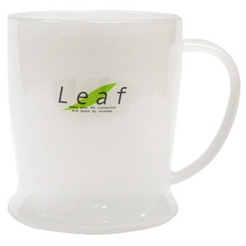 日本製【Inomata】Leaf 有耳漱口杯 W / 2120