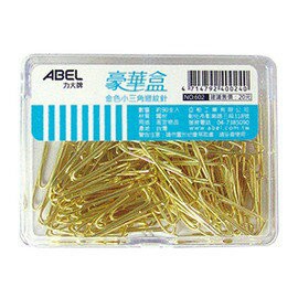 ABEL力大牌 609 50mm金色迴紋針 (35入/盒)【APP滿額下單4%點數(單一帳號最高1000點)】7/31止