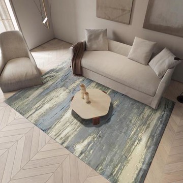 【山德力】斑駁藝術感地毯 160x230cm 瓦薩