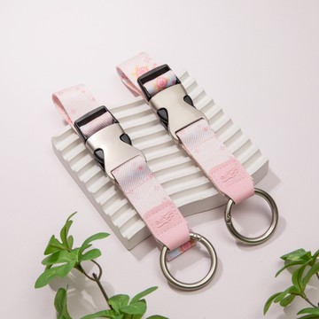 aPure行李扣環-心之所龜(粉)