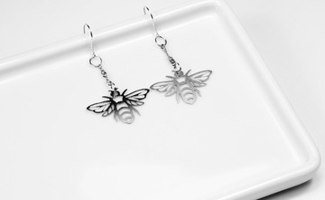 蜜蜂耳環【迷你款】_昆蟲系列_造題