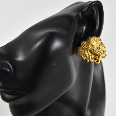 VERSACE メデューサ ピアス ゴールド(両耳用) ヴェルサーチ ピアス メデューサ ゴールド 大きめ メンズ