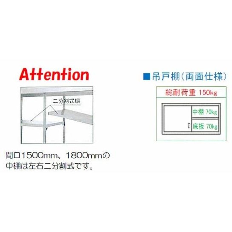 正規 業務用食器の食器プロ 店シンコー Ｈ６０型 吊戸棚 片面仕様 Ｈ６０−１２０３５