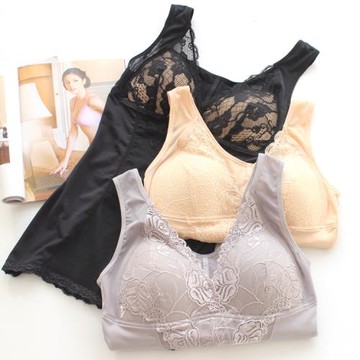 塑形塑身衣收腹托胸束腰美體背心束身子免文胸純色塑身上衣