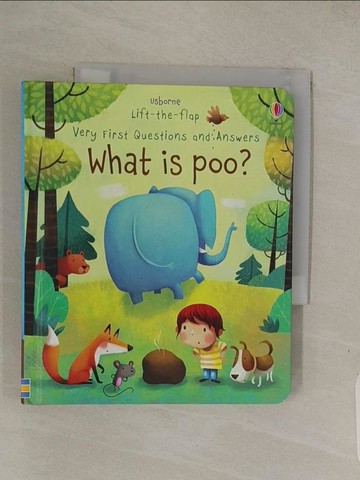【書寶二手書T1／少年童書_Q4I】大便是什麼？Lift-The-Flap Very First Questions And Answers: What Is Poo?_Katie Daynes,Marta Alvarez Miguens (ILT)