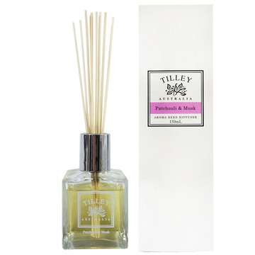 Tilley百年特莉廣霍香&麝香香氛擴香水竹禮盒150ml