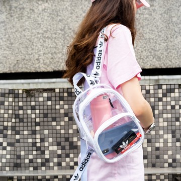 ADIDAS CLEAR MINI BACKPACK WHITE A KAY0