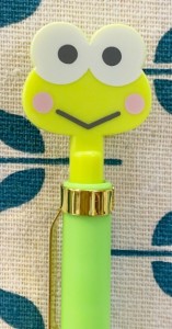 【震撼精品百貨】KeroKeroKeroppi 大眼蛙~日本製造型原子筆-大頭扁*38448