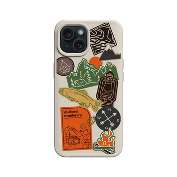 iPhone 15 SolidX 貝殼灰 - Nature Explorers 自然探索指南 - 野放自我