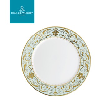 英國Royal Crown Derby 21CM餐盤 骨瓷盤子 達利莊園系列(附原裝彩盒)