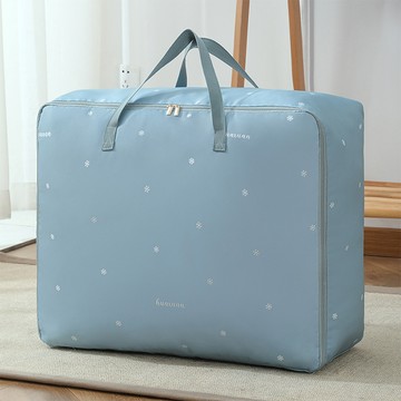 E.City_大容量質感緞面衣被搬家打包收納袋2入