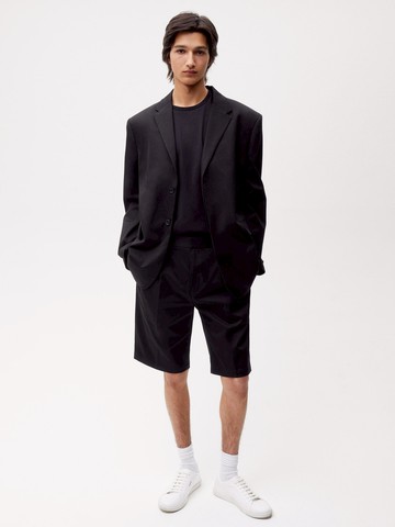 PANGAIA - Men's Cotton Tailored Shorts - black - XXS XXS