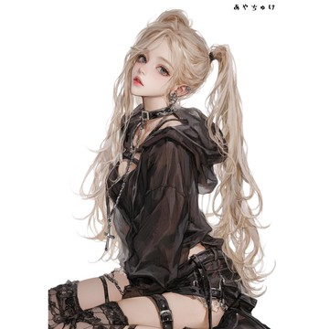 【10月新作5】07-094-0009 人物貼紙 輕龐克女孩