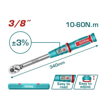 『油工廠』TOTAL  3分 預設式 扭力板手 10~60N.m