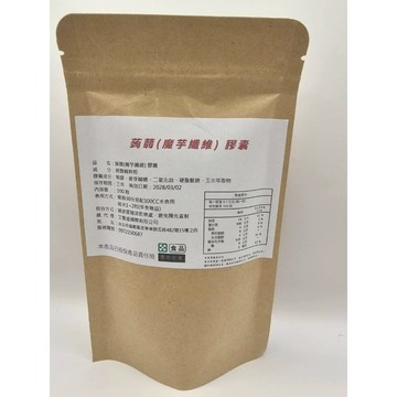 蒟蒻(魔芋纖維)膠囊食品一飽足順暢系...每袋100粒裝