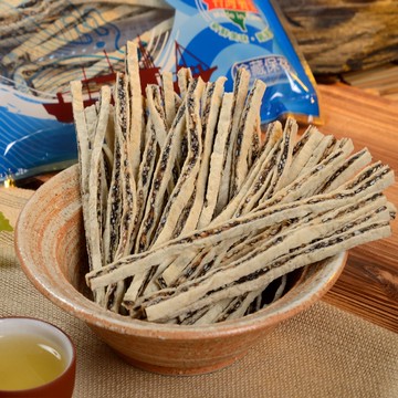 【華得水產】黑芝麻鱈魚絲 250g/大包