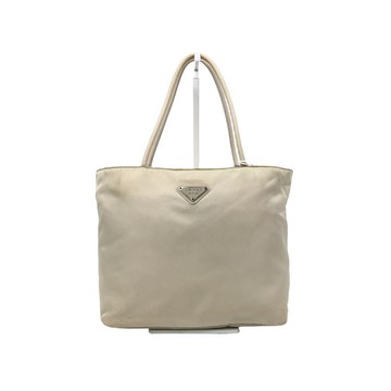 prada杏色尼龍肩背托特包