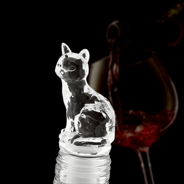 創意動物造型紅酒塞葡萄酒瓶塞密封保鮮瓶蓋硅膠塞個性小鹿香檳塞