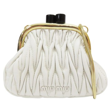 MIU MIU Belle 羊皮 迷你 斜背 晚宴包 【二手名牌BRAND OFF】