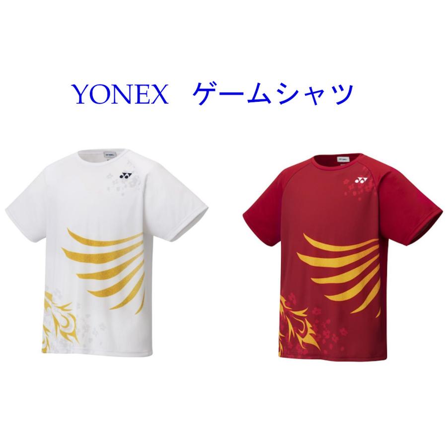 yonex ヨネックス バドミントン ドライTシャツ JAPAN ジャパン 16490-011 白 ホワイト | LINEショッピング