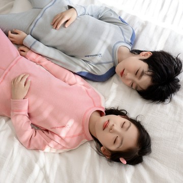 ATL 兒童睡衣 男女童秋冬睡衣 兒童居家服 兒童秋衣秋褲 秋冬德絨保暖內衣 女童男童打底衫 青少年拼接套裝