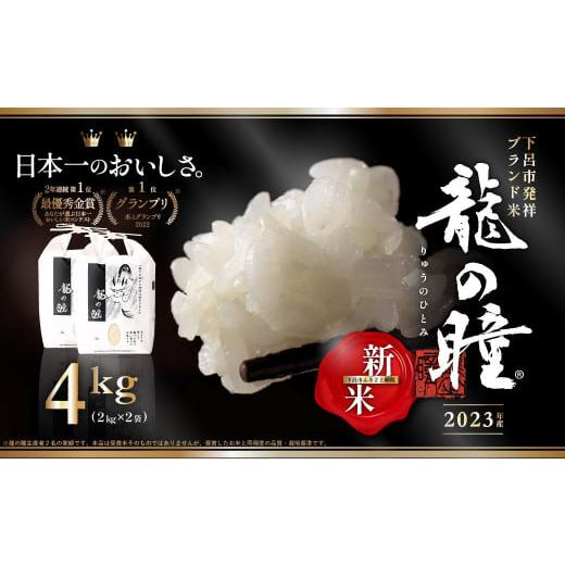 ふるさと納税 岐阜県 下呂市 新米2kg×2（計 4kg） 飛騨産・龍の瞳