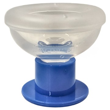 R&R 萊禮生醫 矽膠拍痰杯 S 新生兒專用 結構採用省力設計 可輔助正確拍痰及拍嗝的手勢與力道 產品柔軟富有彈性 台灣製  Blue  1個