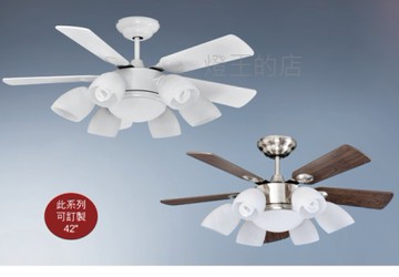 【燈王的店】啄木鳥台灣製42/52吋DC吊扇+燈具 胡桃木277D9254 白色277D9252 木紋277D9242